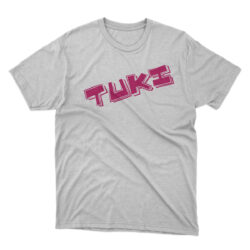 Remera blanca tuki magenta